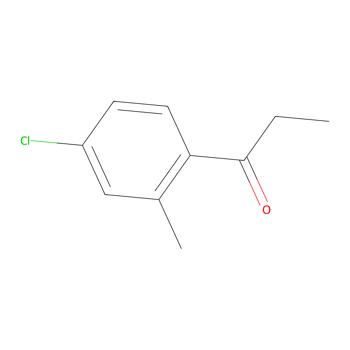 1-(4-Chloro-2-methylphenyl)propan-1-one molecular structure, CAS 1034980-59-0