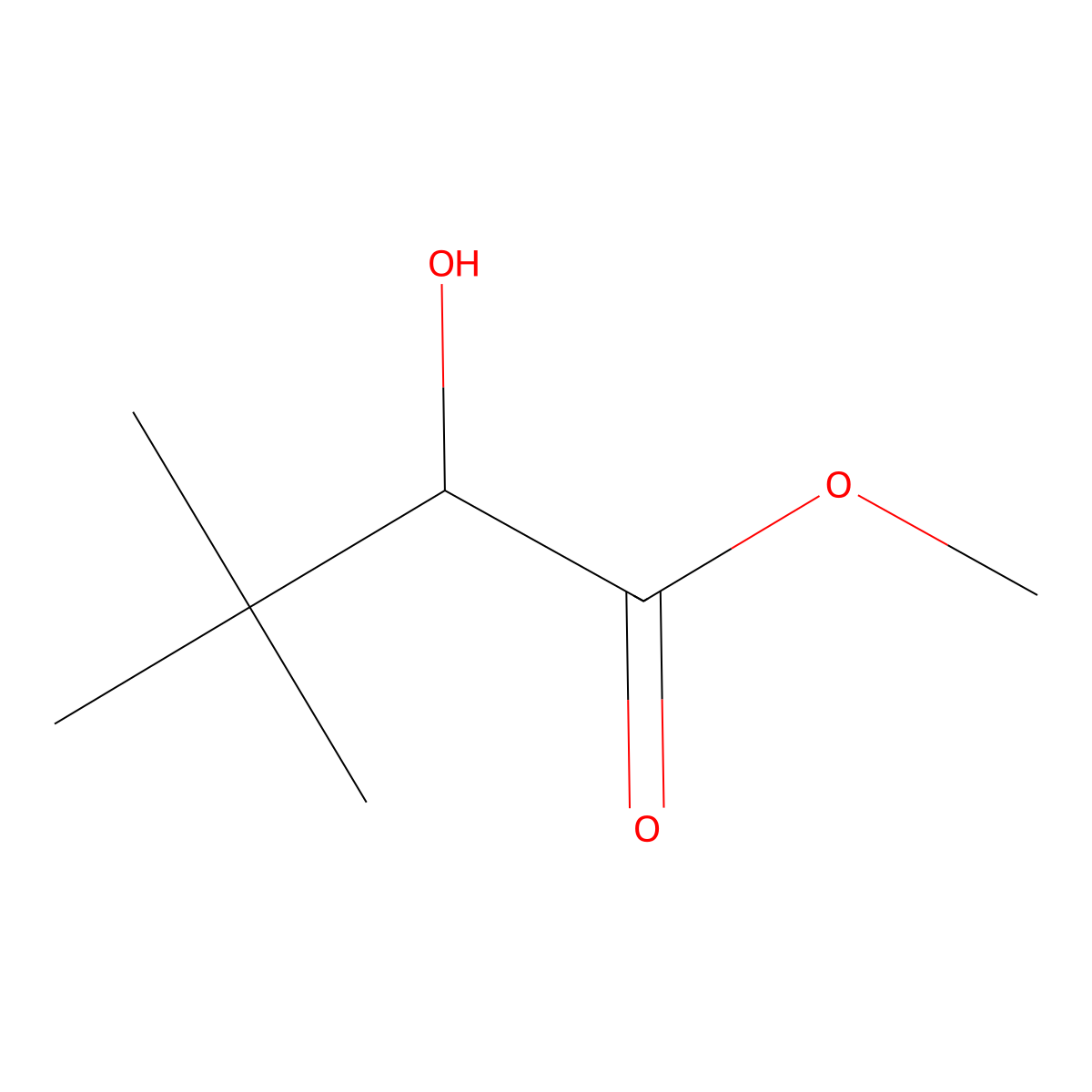methyl (2S)-2-hydroxy-3,3-dimethylbutanoate molecular structure, CAS 103499-39-4