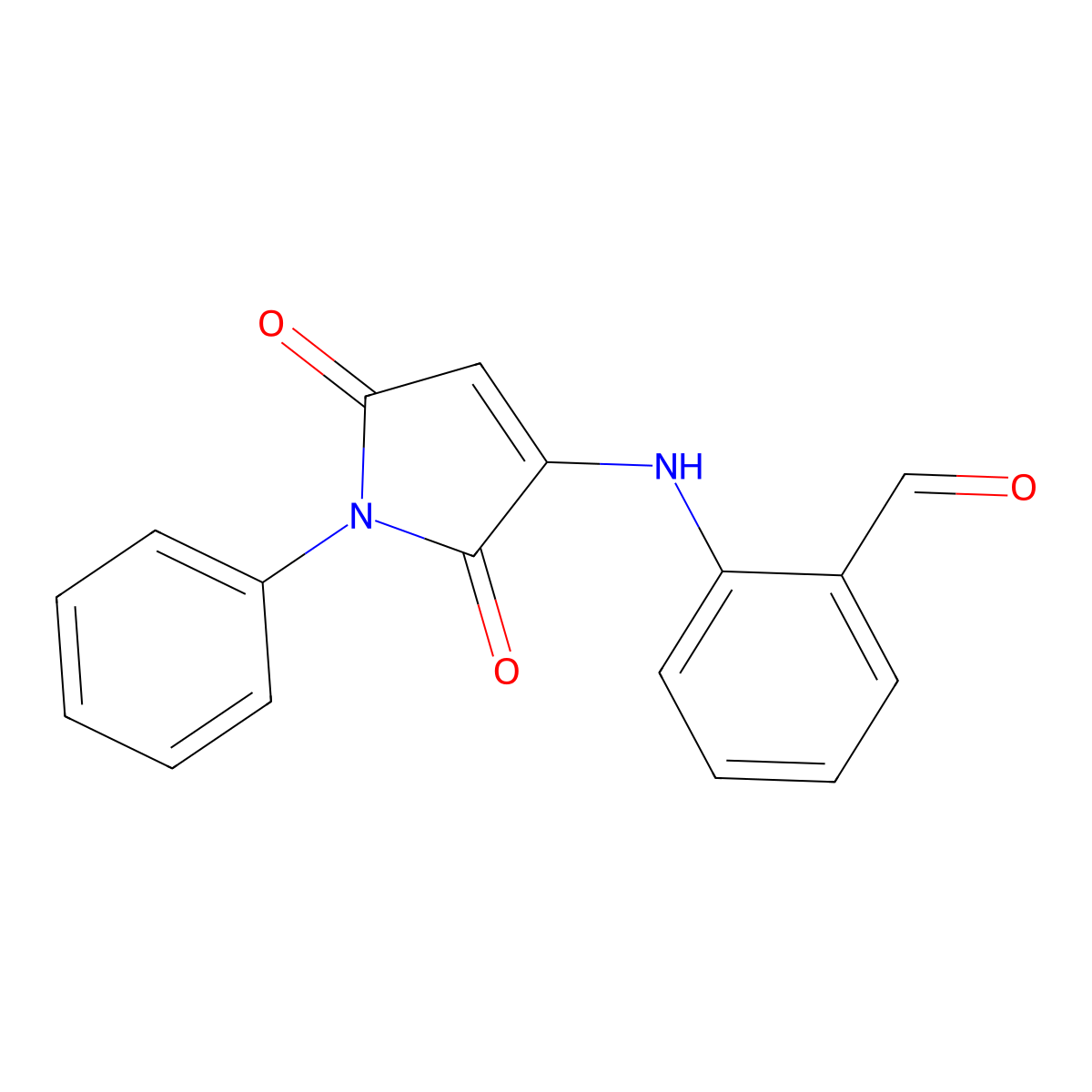 2-[(2,5-Dioxo-1-phenylpyrrol-3-yl)amino]benzaldehyde molecular structure, CAS 10351-59-4