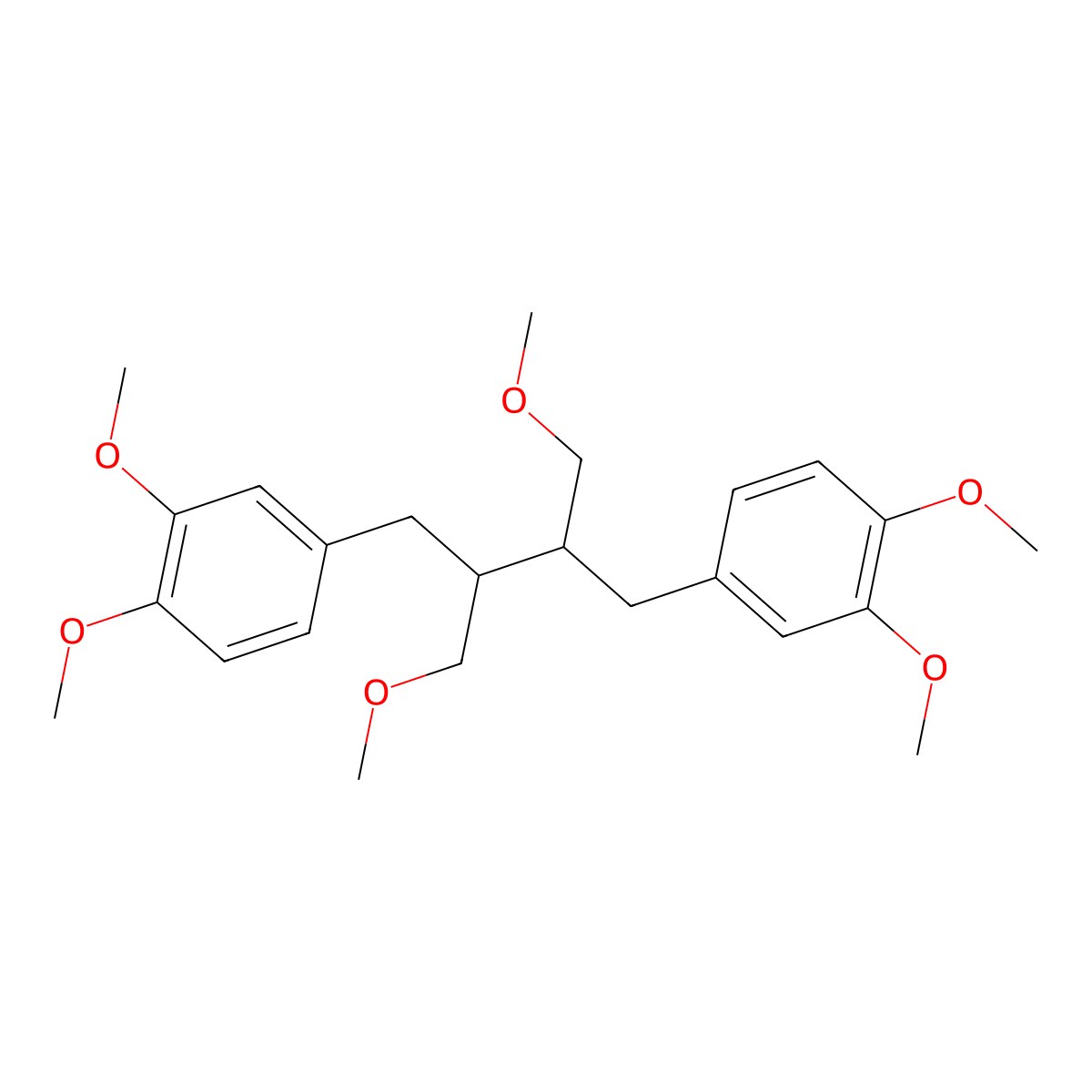Phyllanthin molecular structure, CAS 10351-88-9