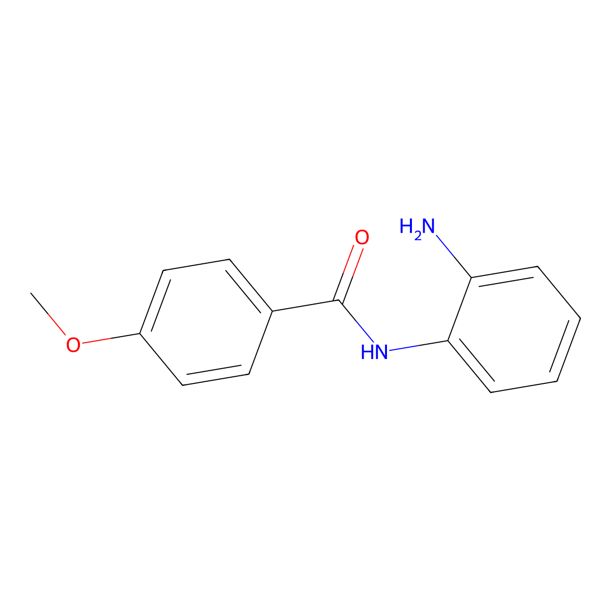 N-(2-Aminophenyl)-4-methoxybenzamide molecular structure, CAS 103517-57-3