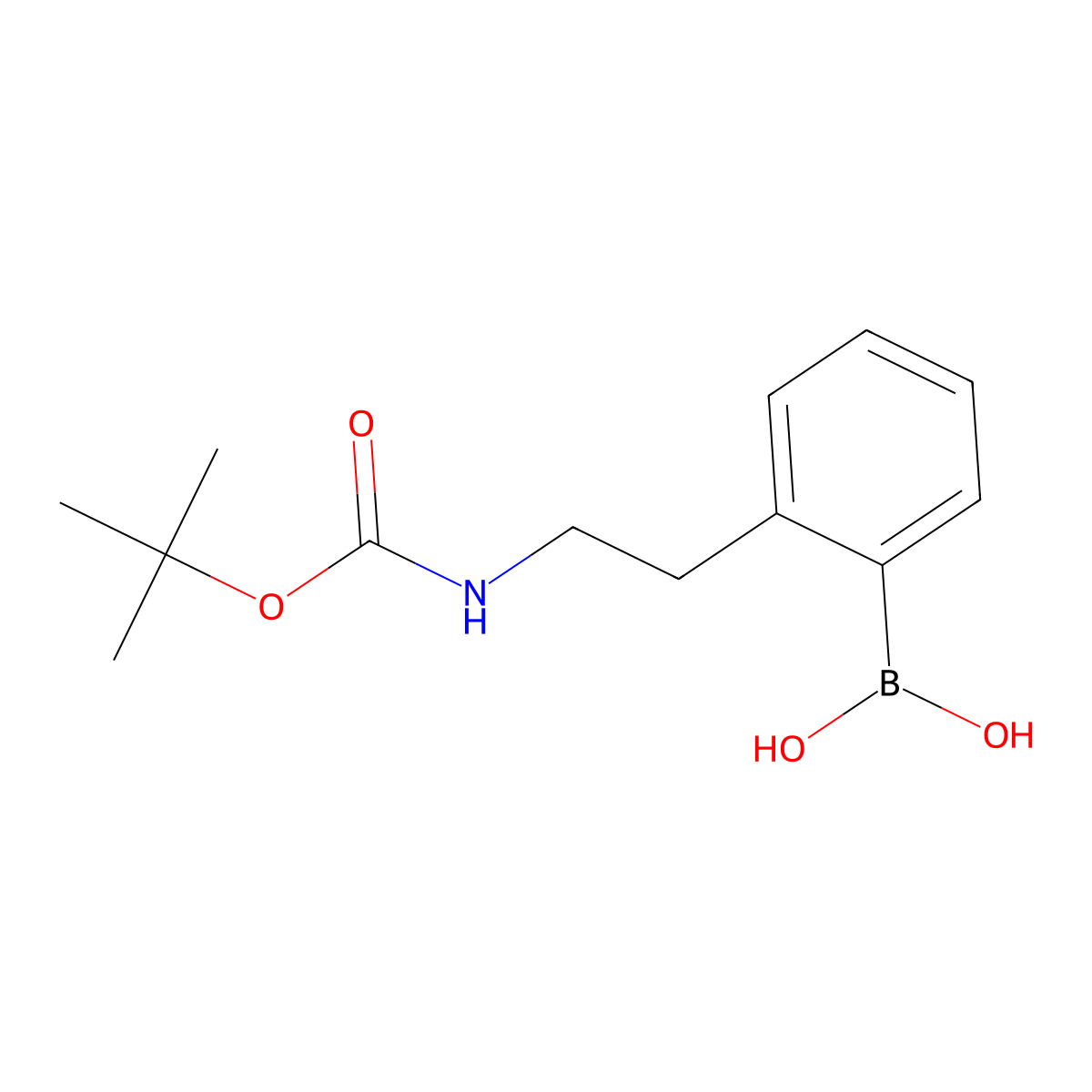 2-(2-(Tert-Butoxycarbonylamino)ethyl)phenylboronic acid molecular structure, CAS 1035235-32-5
