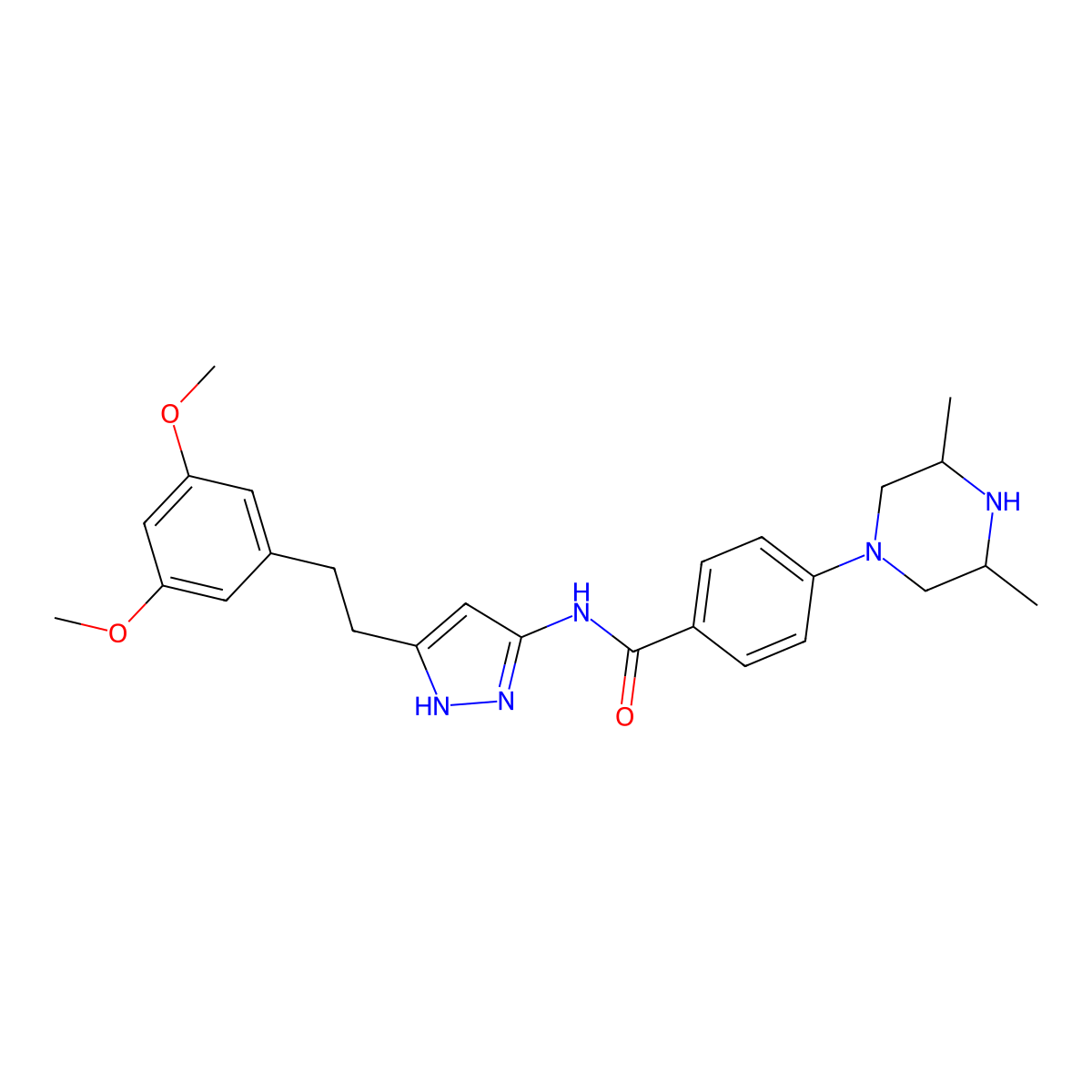 Azd-4547 molecular structure, CAS 1035270-39-3