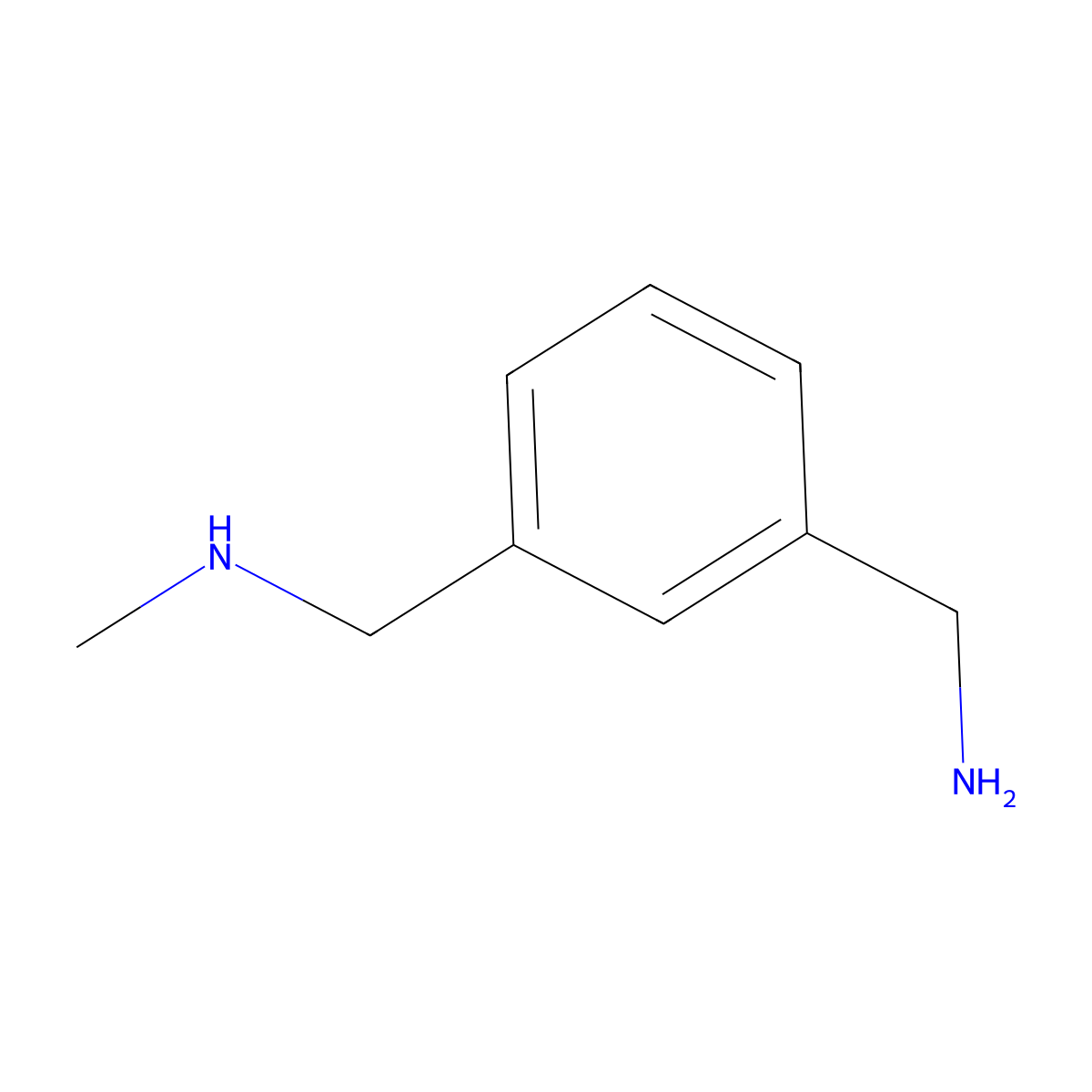 {3-[(Methylamino)methyl]phenyl}methanamine molecular structure, CAS 1035316-05-2