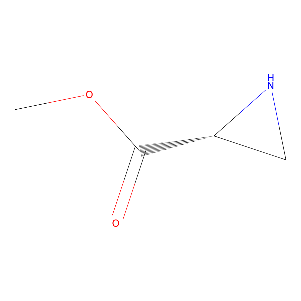 Methyl (R)-aziridine-2-carboxylate molecular structure, CAS 103539-32-8