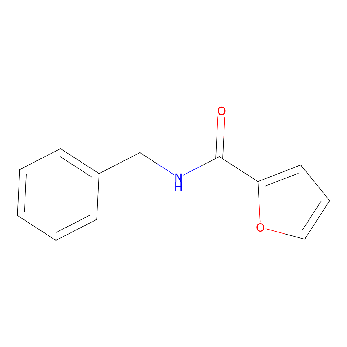N-benzylfuran-2-carboxamide molecular structure, CAS 10354-48-0