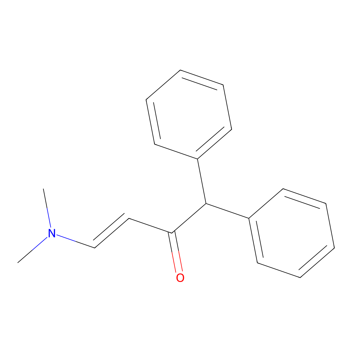 (3E)-4-(dimethylamino)-1,1-diphenylbut-3-en-2-one molecular structure, CAS 103541-08-8