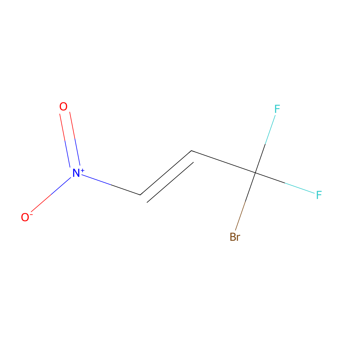 (1E)-3-bromo-3,3-difluoro-1-nitroprop-1-ene molecular structure, CAS 1035421-13-6