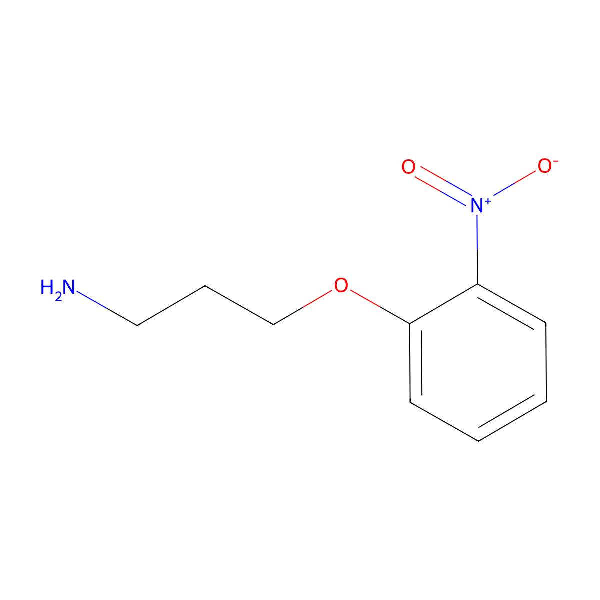 3-(2-Nitrophenoxy)propylamine molecular structure, CAS 103546-10-7
