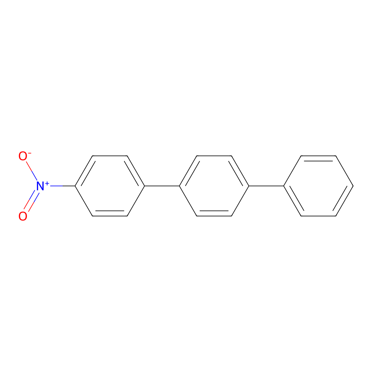 4-Nitro-p-terphenyl molecular structure, CAS 10355-53-0