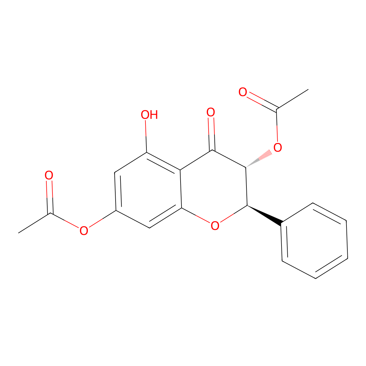 3,7-O-Diacetylpinobanksin molecular structure, CAS 103553-98-6