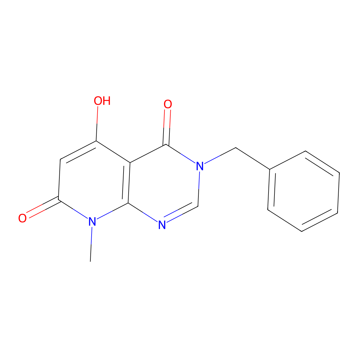 3-Benzyl-5-hydroxy-8-methylpyrido[2,3-d]pyrimidine-4,7(3H,8H)-dione molecular structure, CAS 1035556-23-0