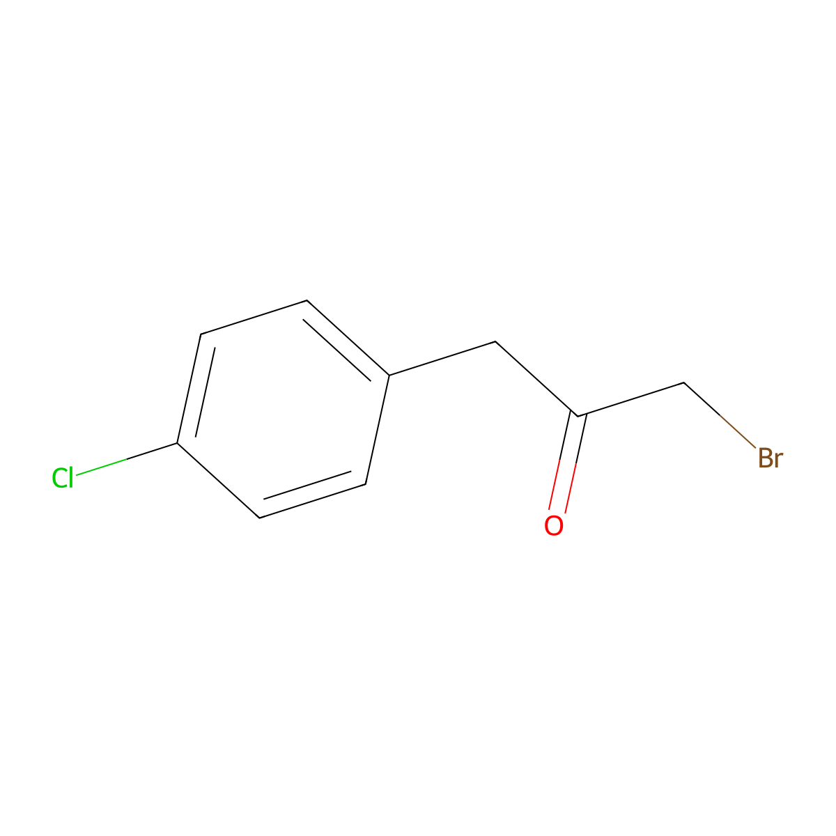 1-Bromo-3-(4-chlorophenyl)propan-2-one molecular structure, CAS 103557-35-3