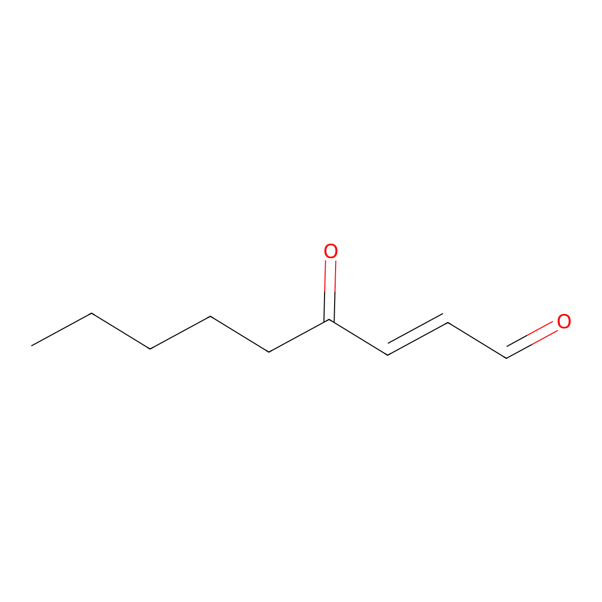 4-Oxo-2-(E)-nonenal molecular structure, CAS 103560-62-9