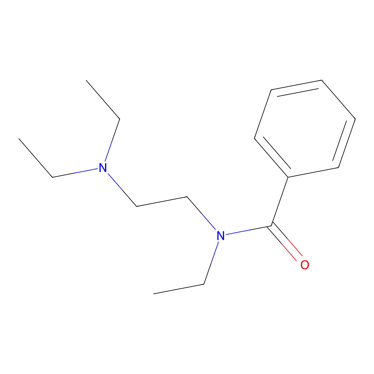 n-[2-(Diethylamino)ethyl]-n-ethylbenzamide molecular structure, CAS 103562-84-1