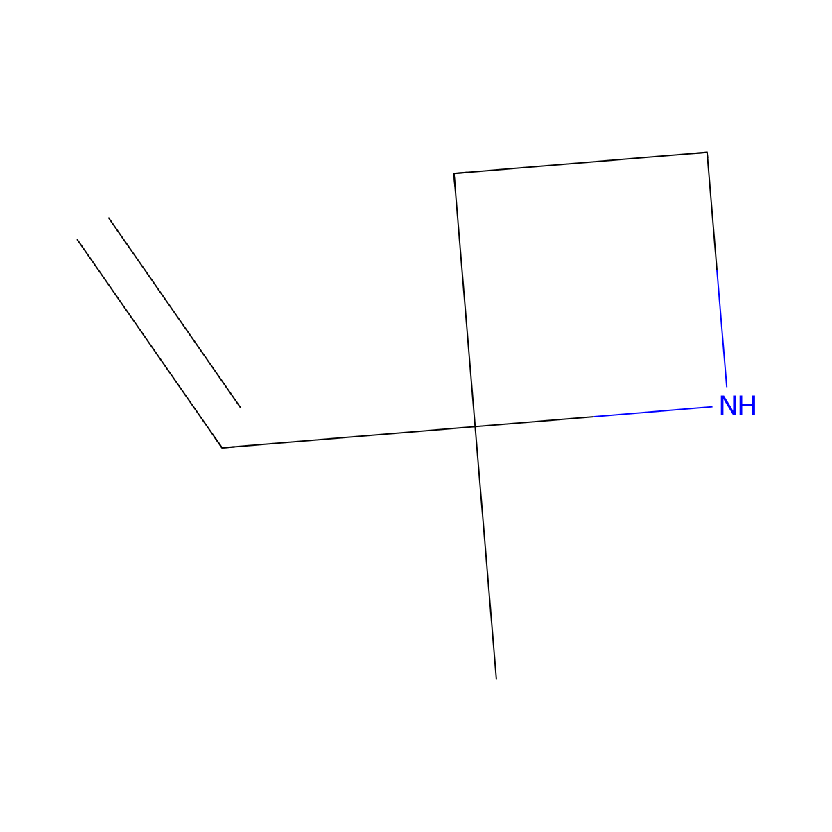 Azetidine, 2-ethenyl-2-methyl- molecular structure, CAS 103564-08-5