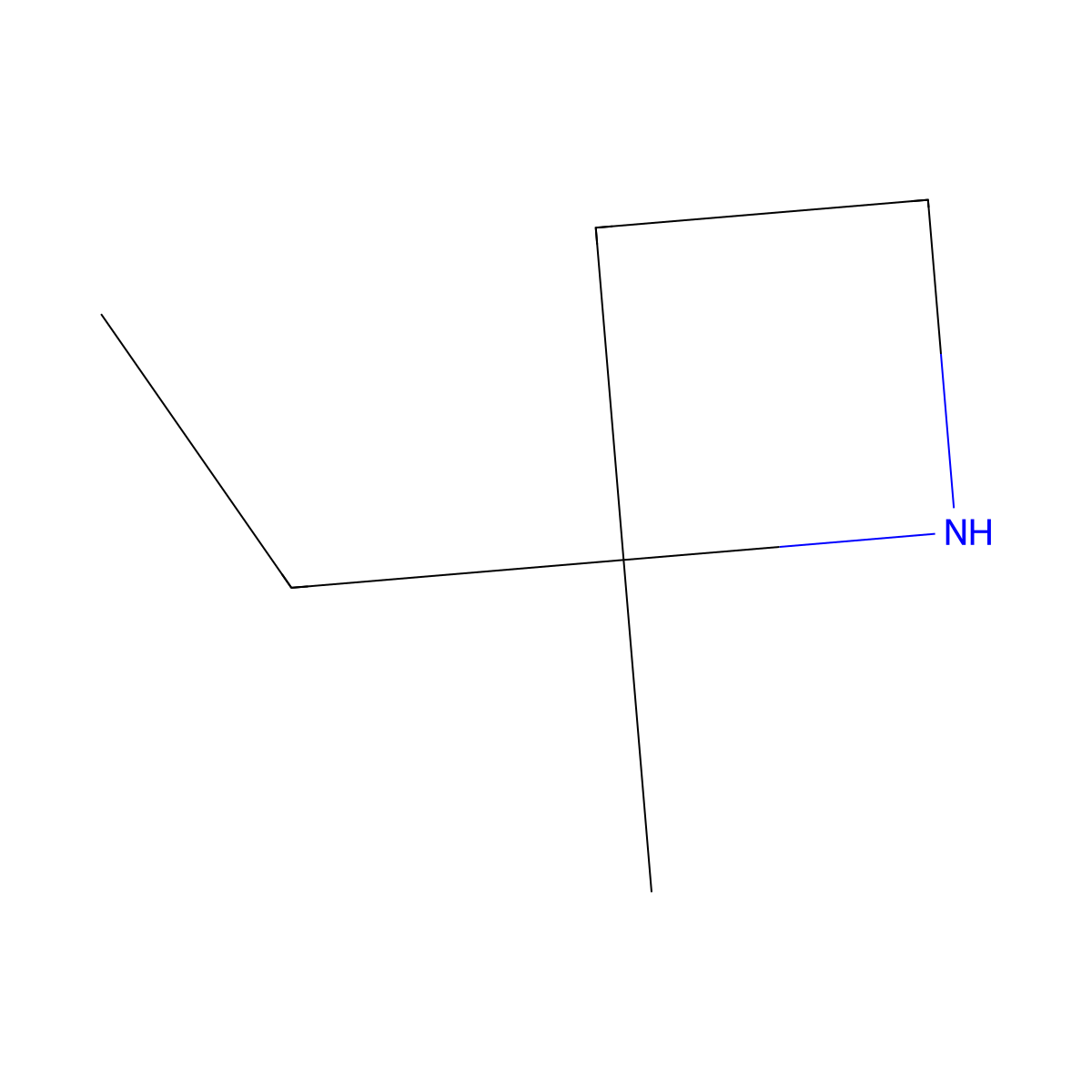 2-Ethyl-2-methylazetidine molecular structure, CAS 103564-11-0