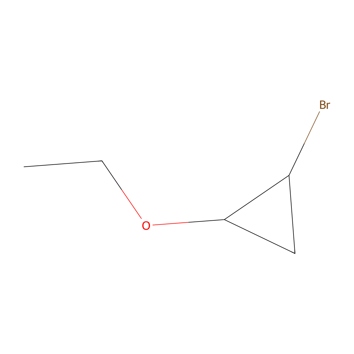 1-Bromo-2-ethoxycyclopropane molecular structure, CAS 1035798-85-6