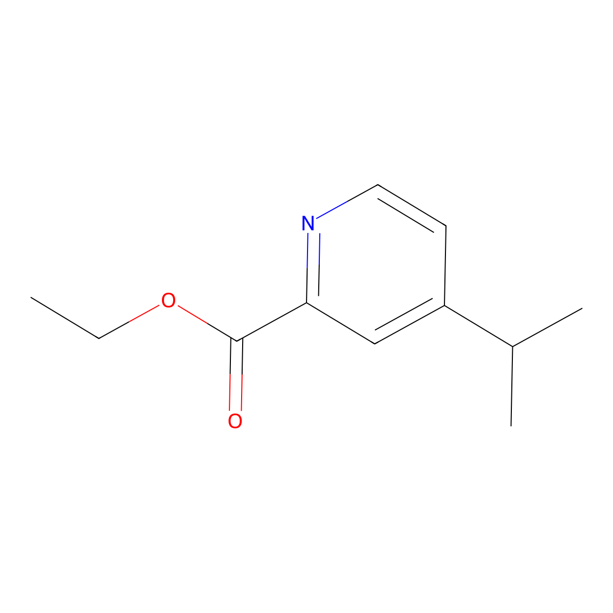 Ethyl 4-isopropylpicolinate molecular structure, CAS 1035803-53-2