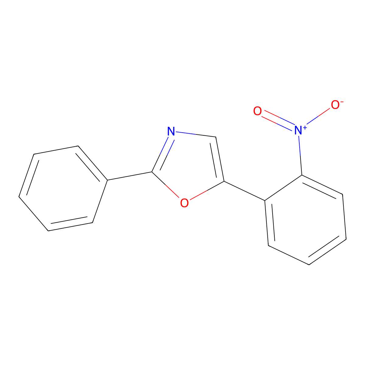 5-(2-Nitrophenyl)-2-phenyloxazole molecular structure, CAS 1035807-77-2
