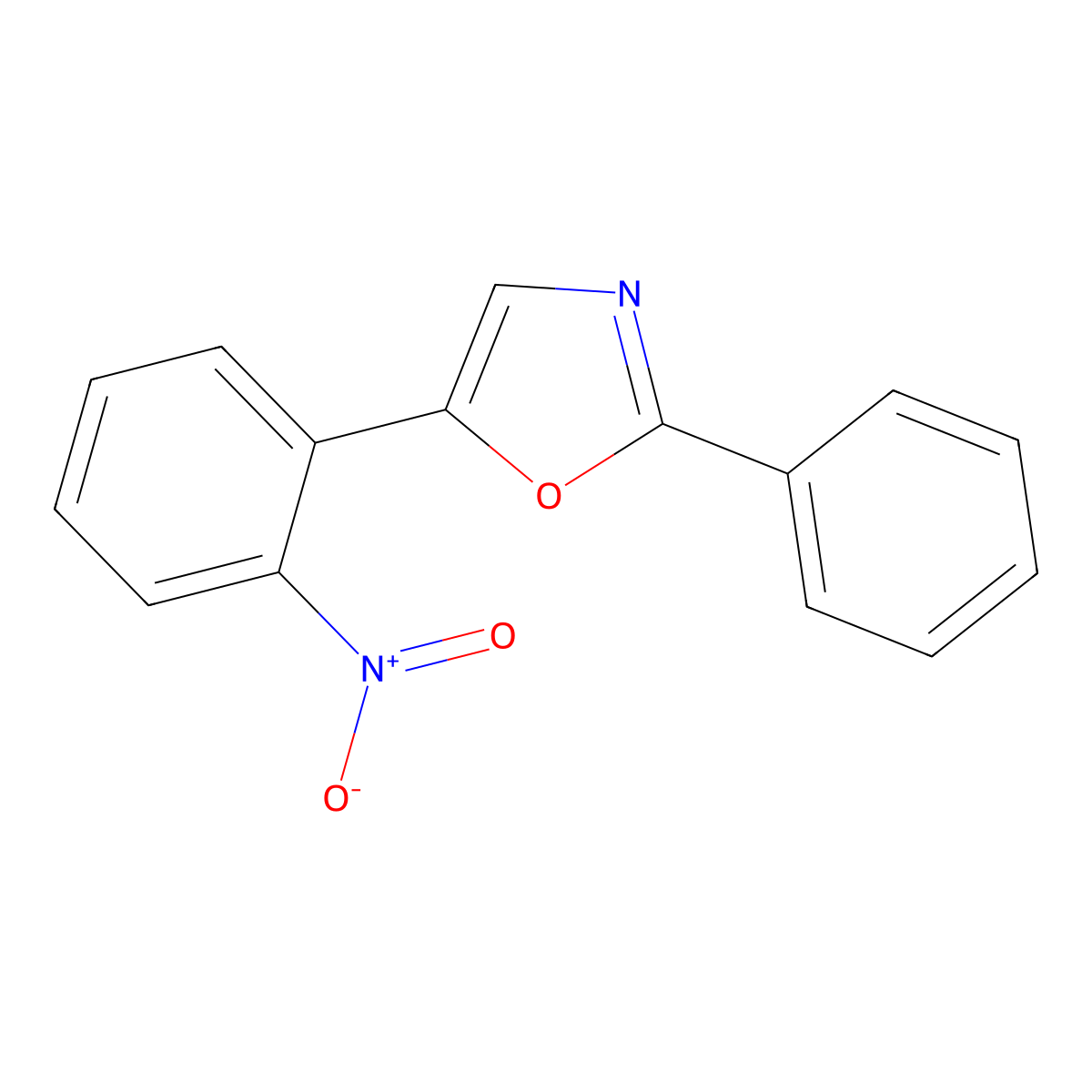 5-(2-Nitrophenyl)-2-phenyloxazole molecular structure, CAS 1035807-77-2