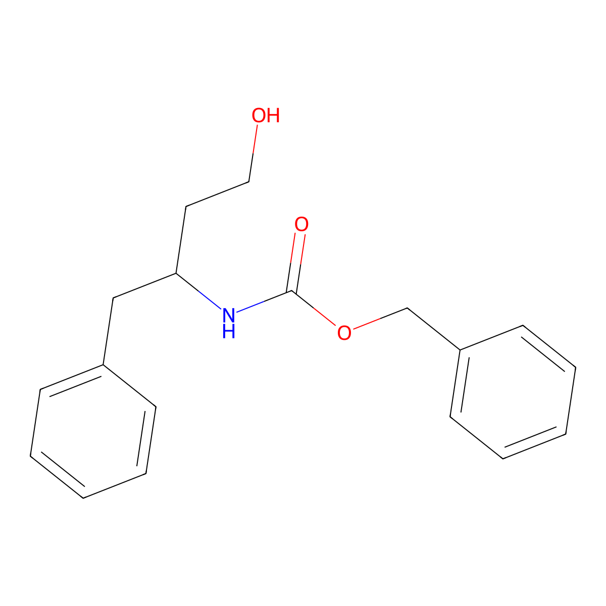 benzyl N-(4-hydroxy-1-phenylbutan-2-yl)carbamate molecular structure, CAS 1035812-69-1