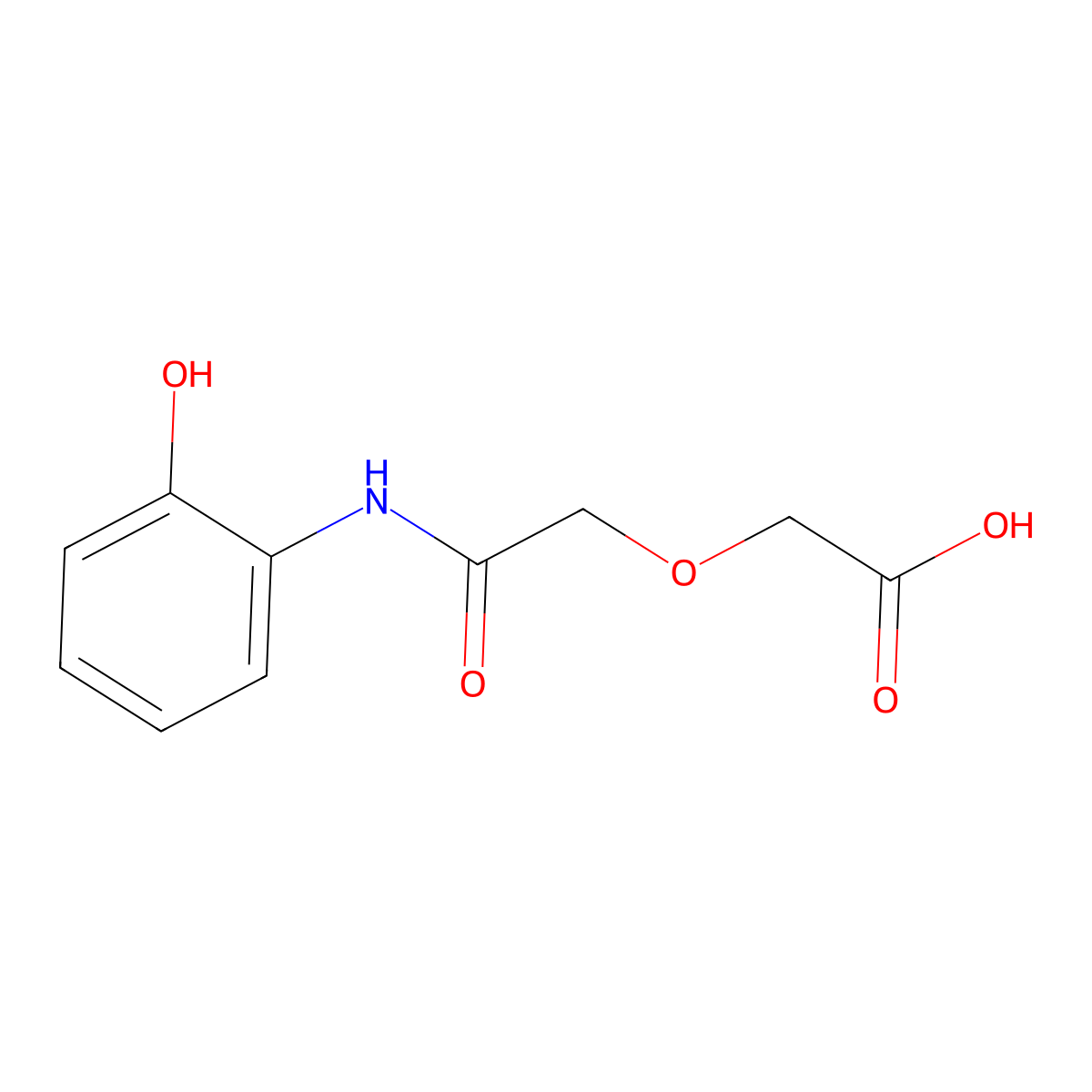 {2-[(2-Hydroxyphenyl)amino]-2-oxoethoxy}acetic acid molecular structure, CAS 1035841-15-6