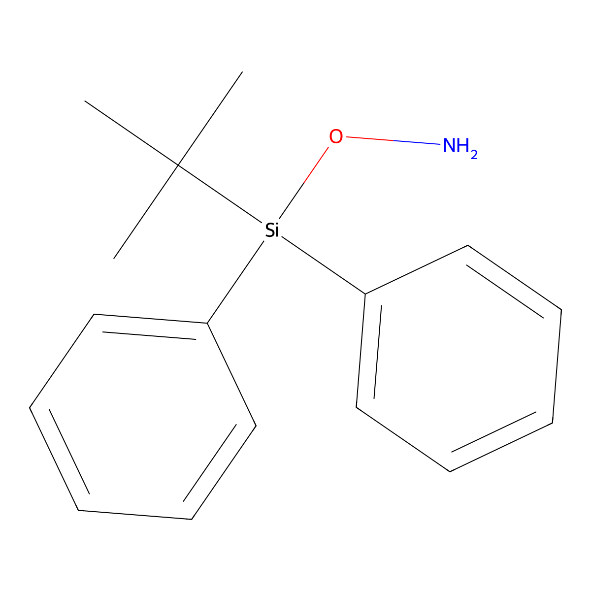 O-(tert-Butyldiphenylsilyl)hydroxylamine molecular structure, CAS 103587-51-5