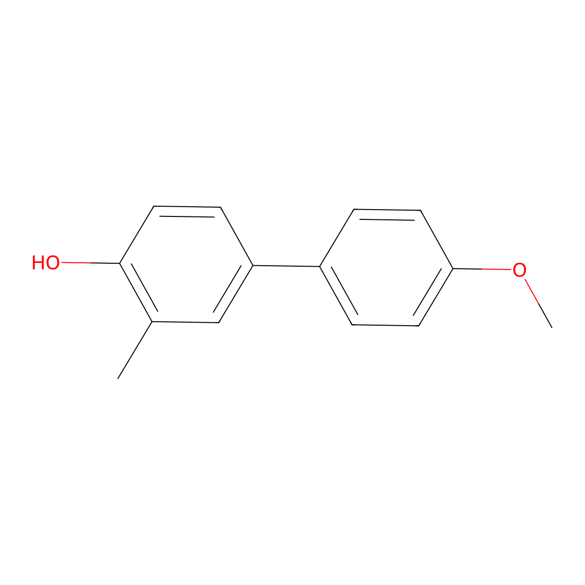 4-(4-Methoxyphenyl)-2-methylphenol molecular structure, CAS 103594-29-2