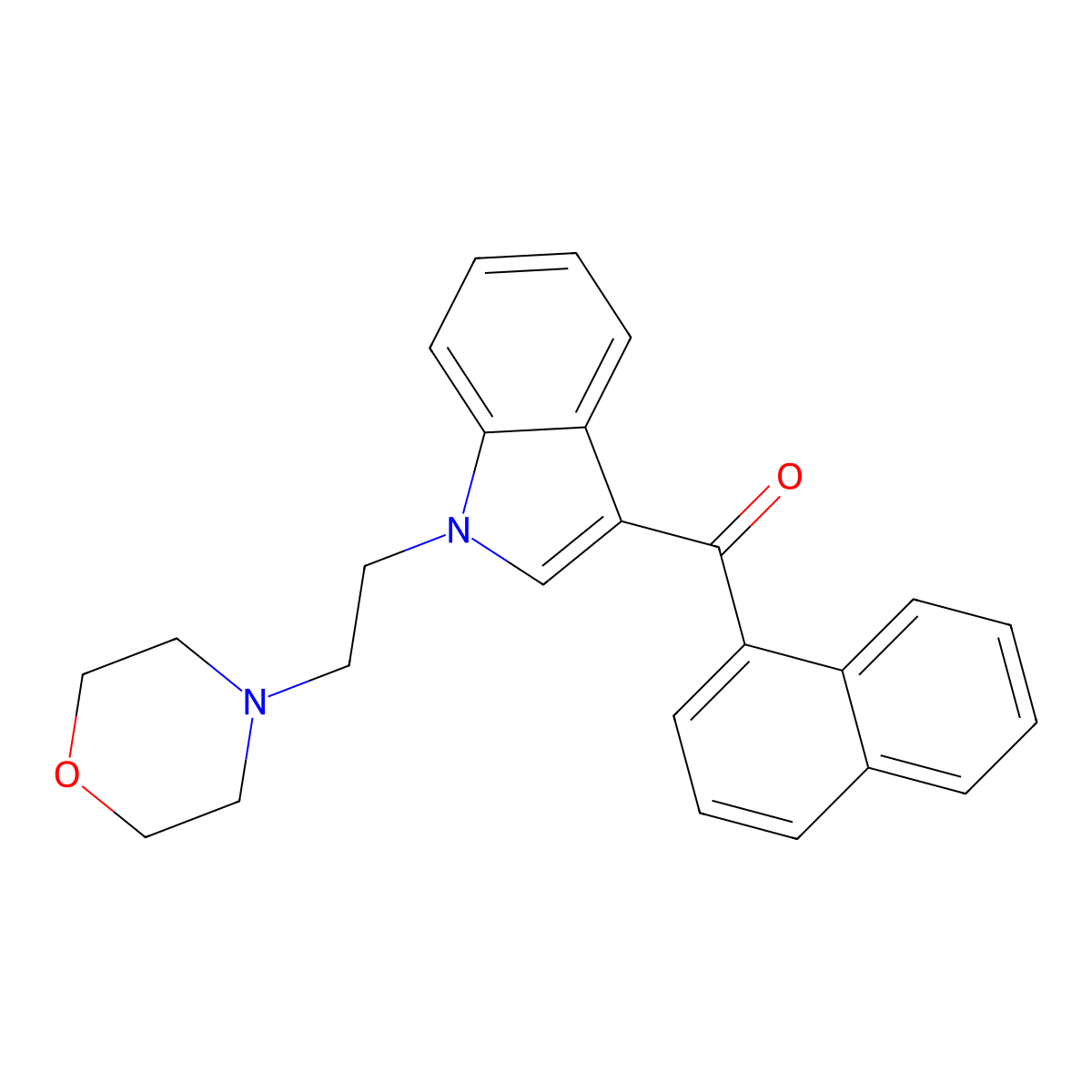 Jwh-200 molecular structure, CAS 103610-04-4