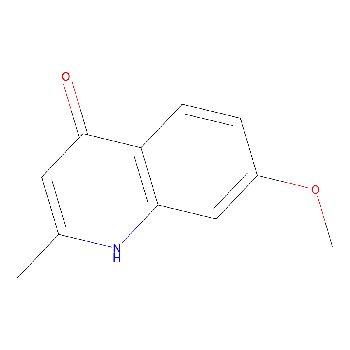 7-Methoxy-2-methyl-4(1H)-quinolinone molecular structure, CAS 103624-90-4