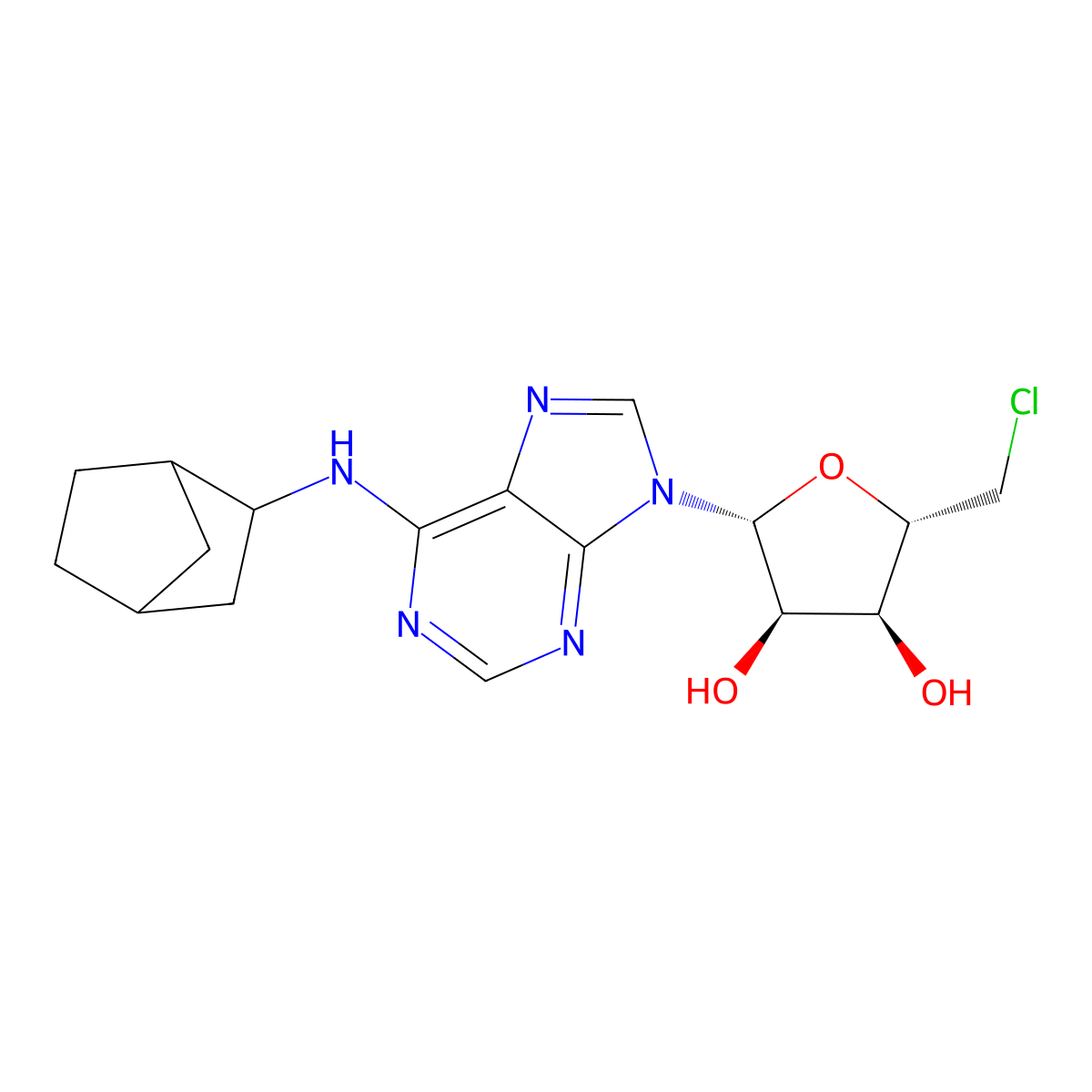 (+/-)-5'-Chloro-5'-deoxy-ENBA molecular structure, CAS 103626-26-2