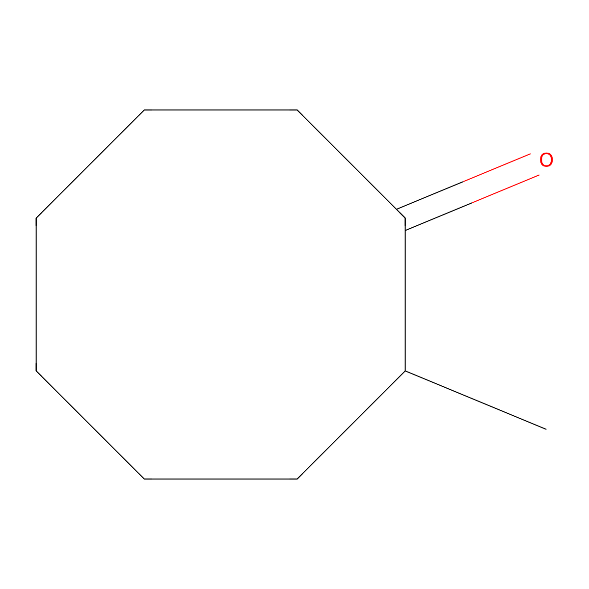 2-Methyl-cyclooctanone molecular structure, CAS 10363-27-6