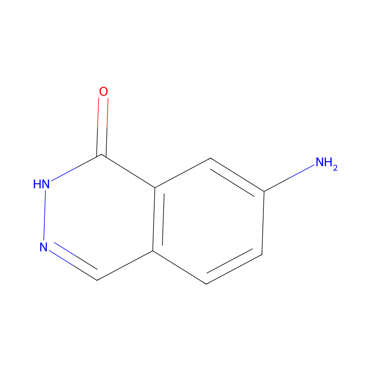 7-Amino-1,2-dihydrophthalazin-1-one molecular structure, CAS 1036388-96-1