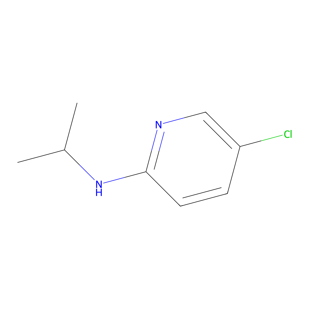 5-Chloro-N-isopropylpyridin-2-amine molecular structure, CAS 1036489-78-7