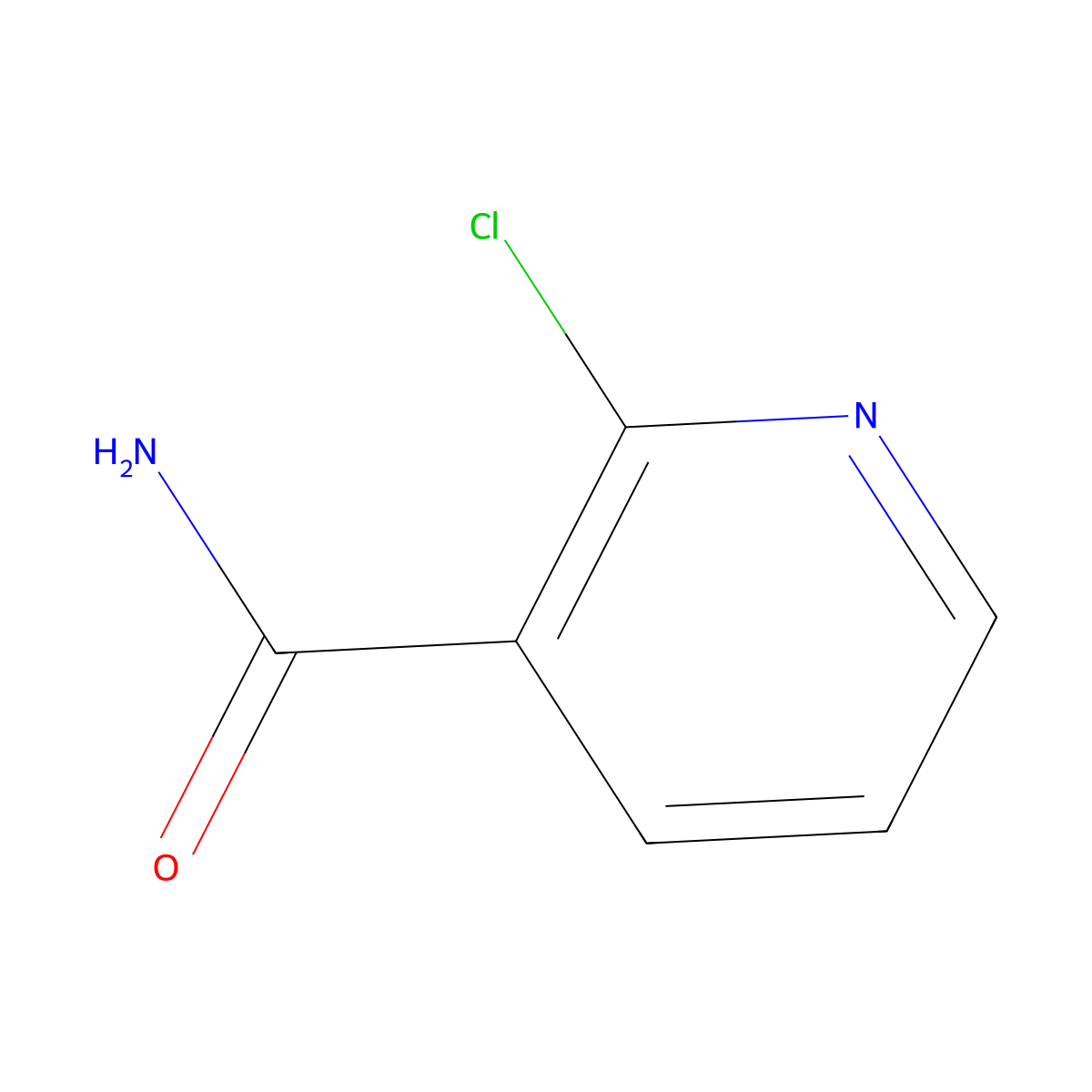2-Chloronicotinamide molecular structure, CAS 10366-35-5
