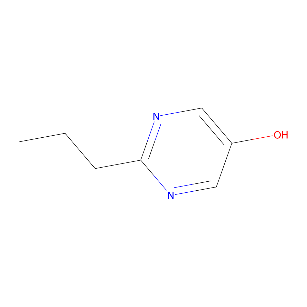 2-Propylpyrimidin-5-OL molecular structure, CAS 103660-24-8