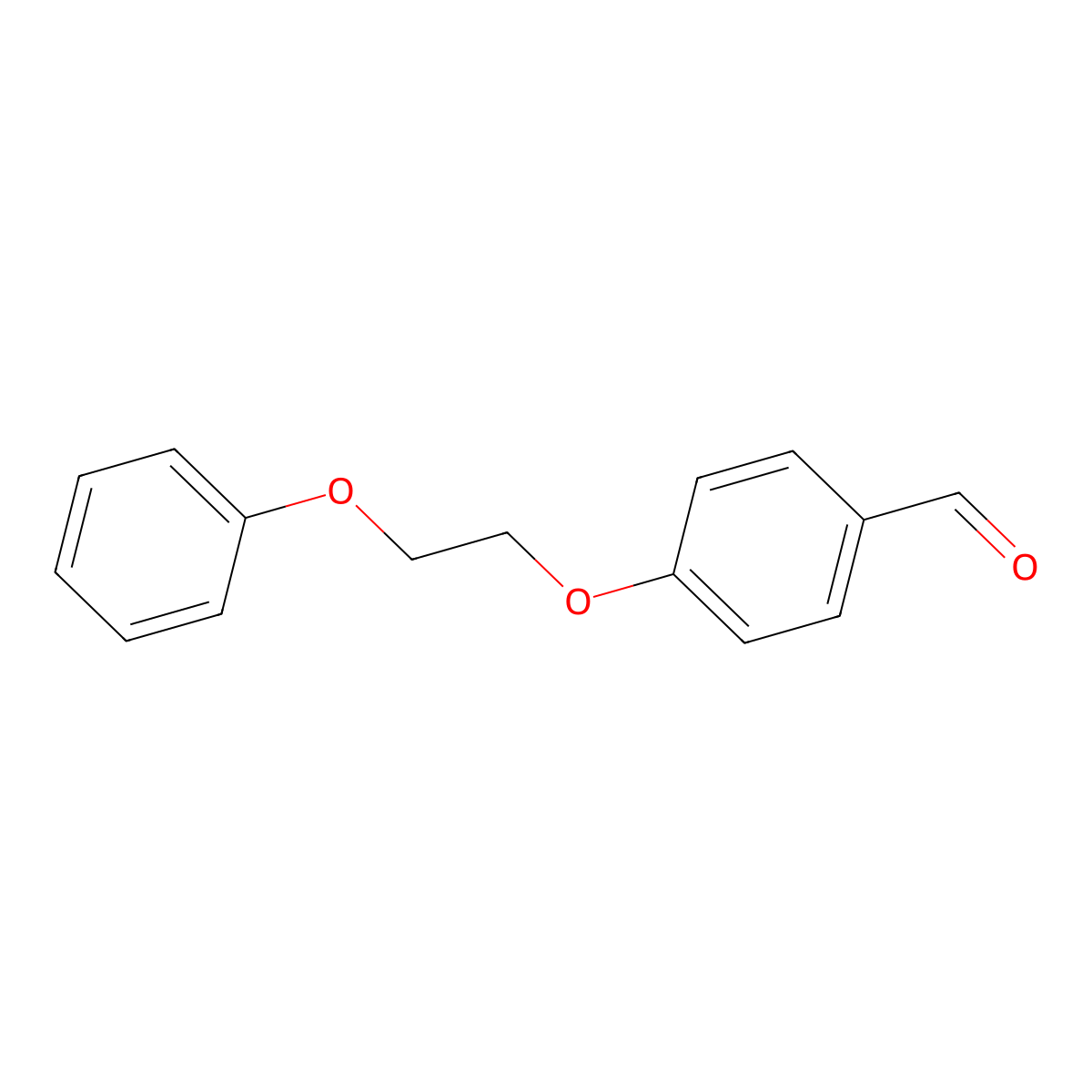 4-(2-Phenoxyethoxy)benzaldehyde molecular structure, CAS 103660-61-3