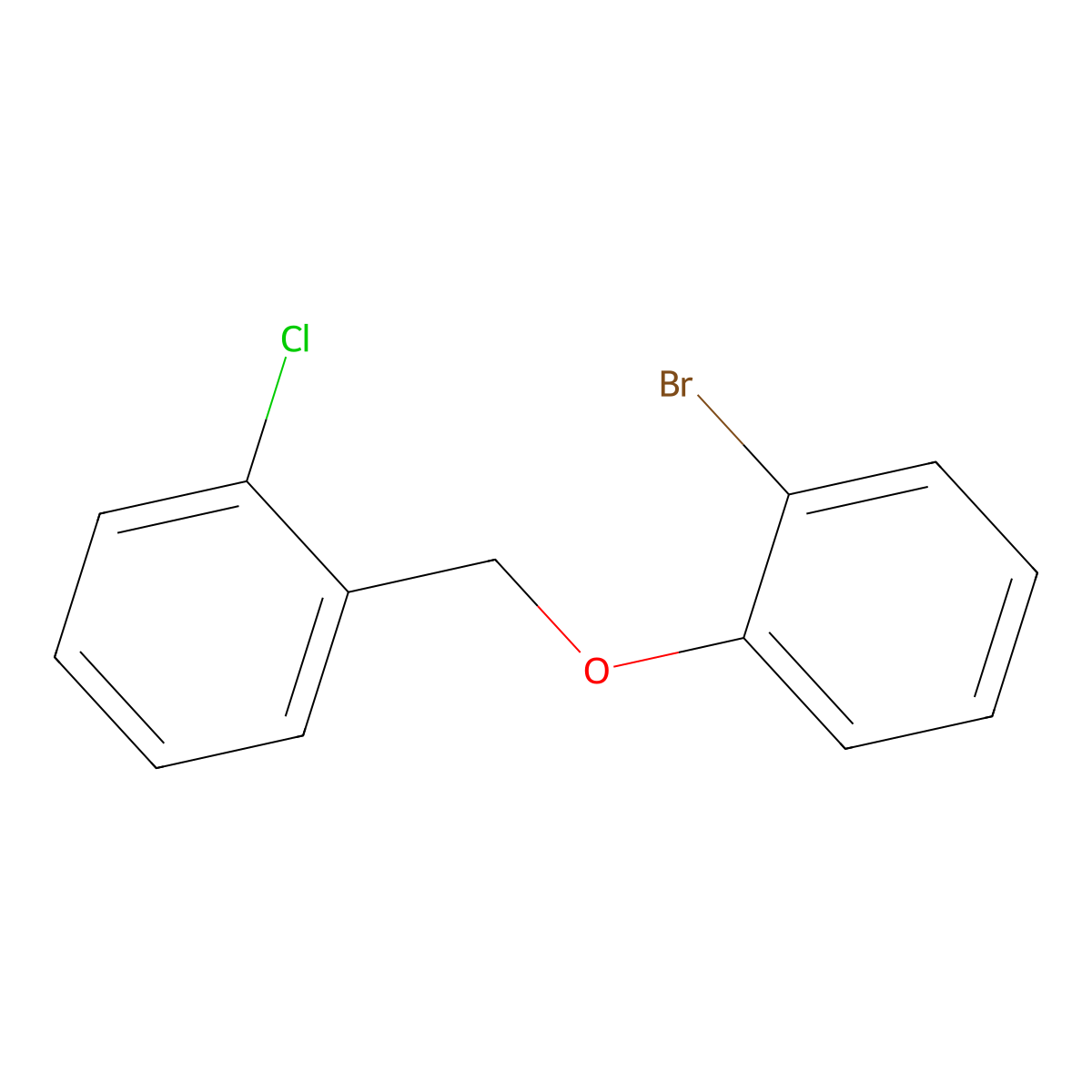 1-Bromo-2-((2-chlorobenzyl)oxy)benzene molecular structure, CAS 1036609-88-7