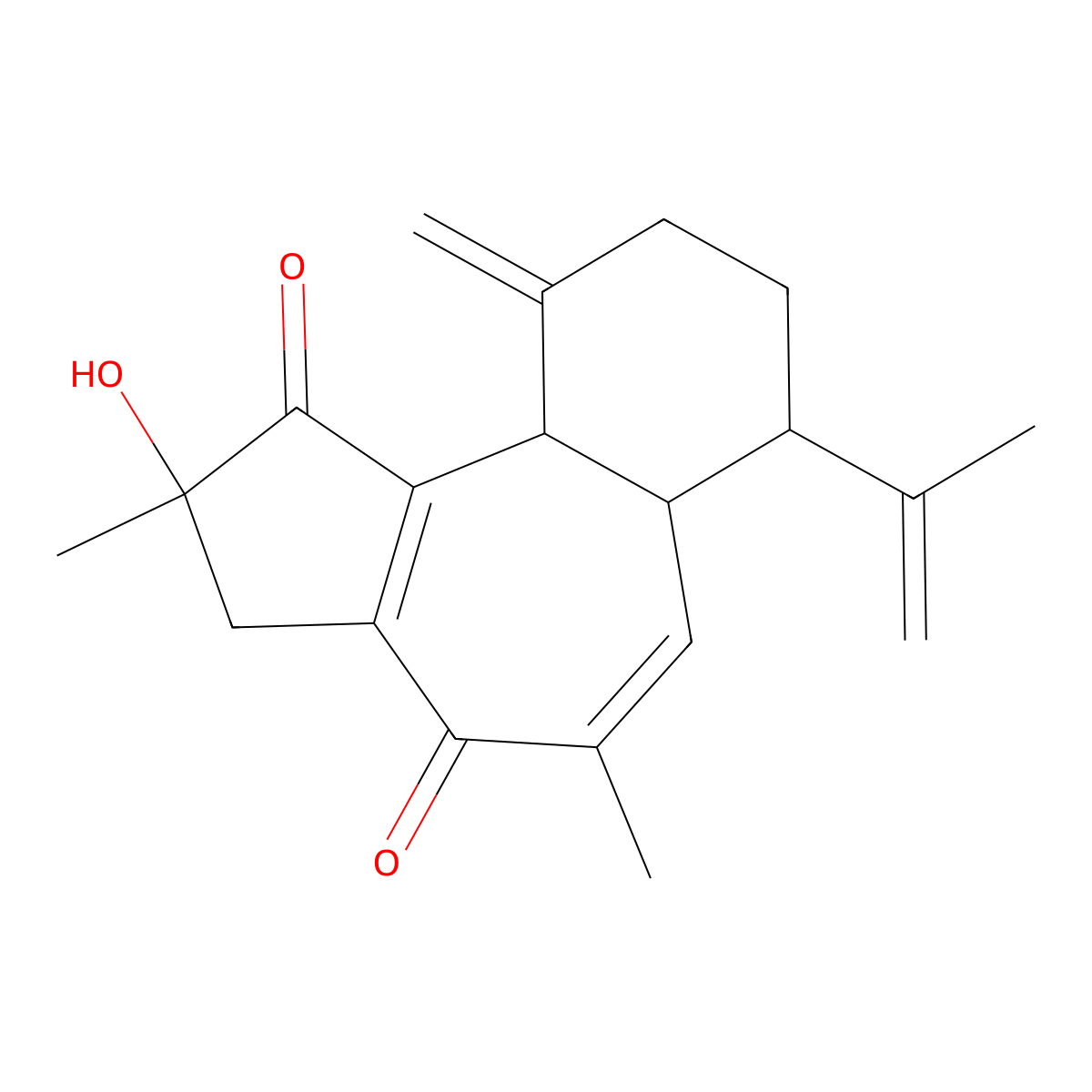 Curcusone D molecular structure, CAS 103667-53-4
