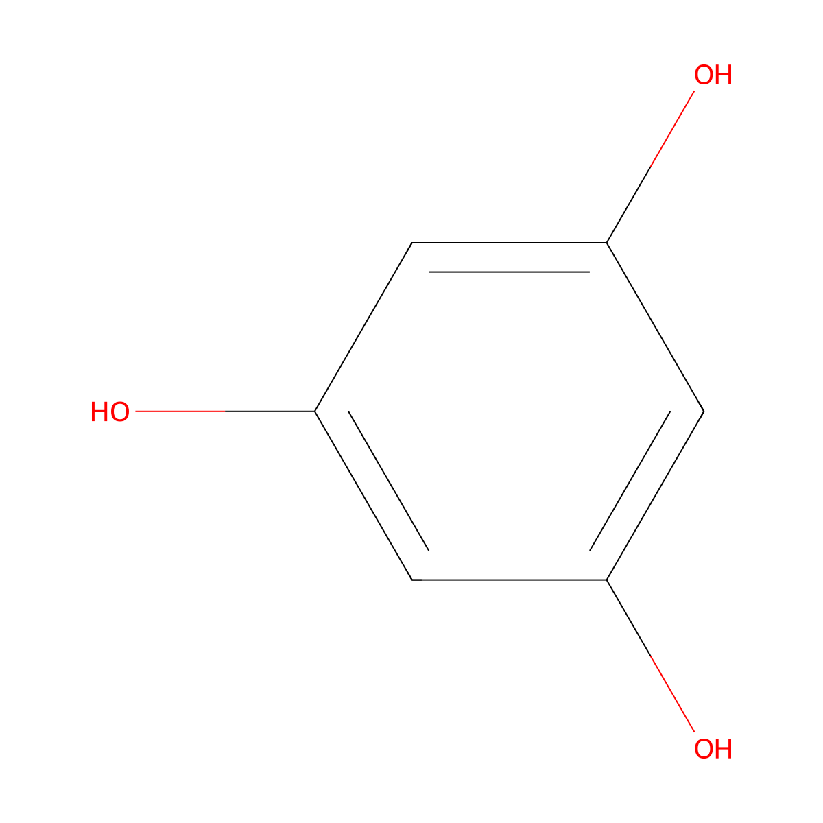Phloroglucinol molecular structure, CAS 1036711-64-4