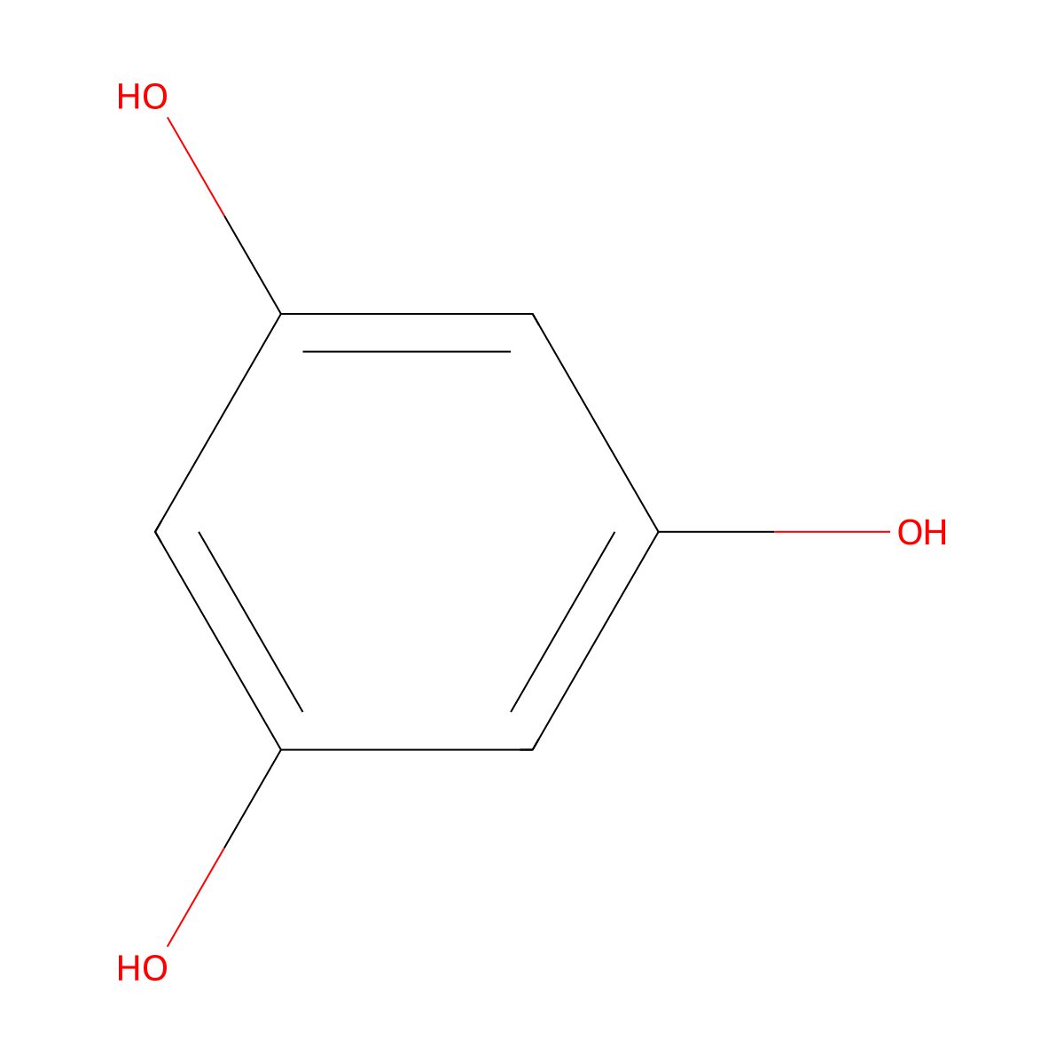 Phloroglucinol molecular structure, CAS 1036711-64-4