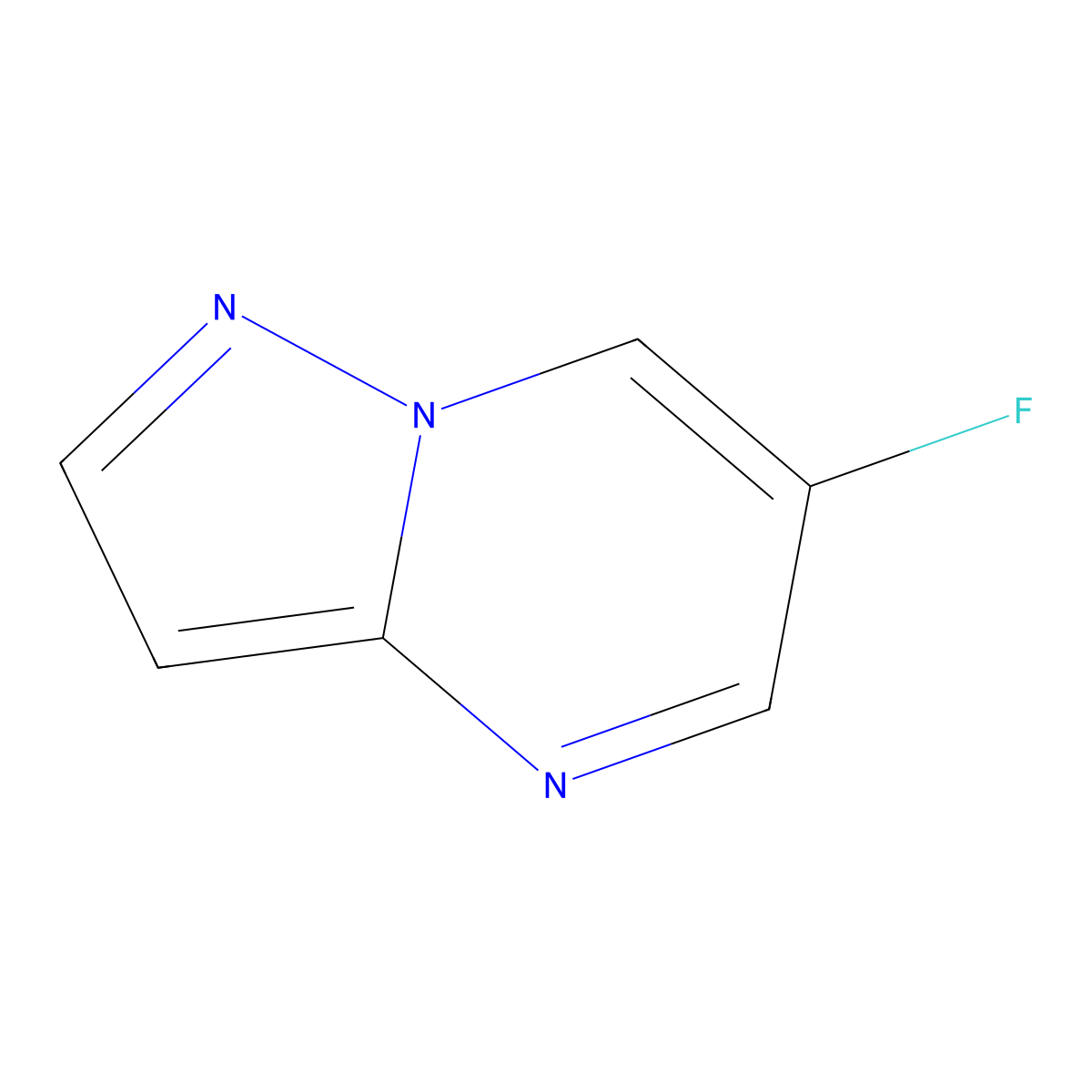 6-Fluoropyrazolo[1,5-a]pyrimidine molecular structure, CAS 1036762-34-1