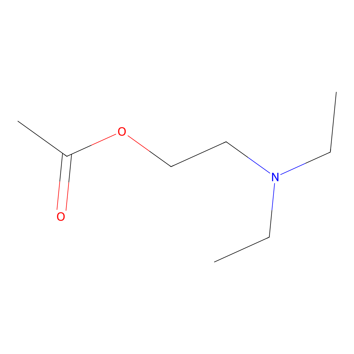 2-(Diethylamino)ethyl acetate molecular structure, CAS 10369-82-1