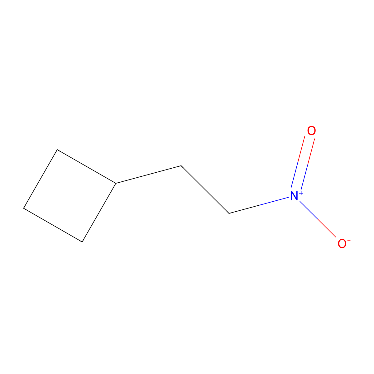 (2-Nitroethyl)cyclobutane molecular structure, CAS 1036931-21-1