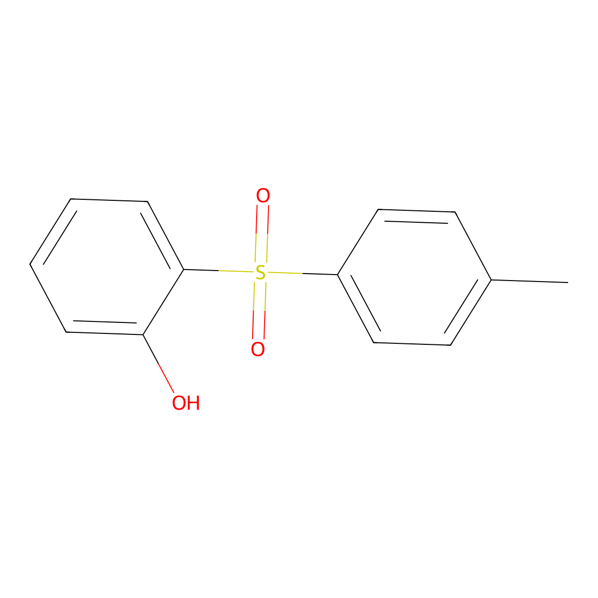 Phenol, 2-[(4-methylphenyl)sulfonyl]- molecular structure, CAS 10371-01-4