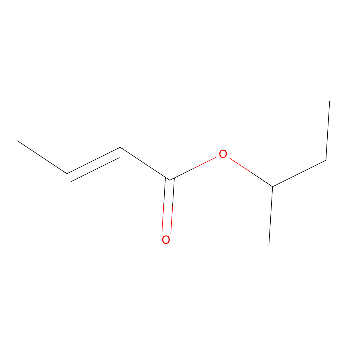 sec-Butyl Crotonate molecular structure, CAS 10371-45-6