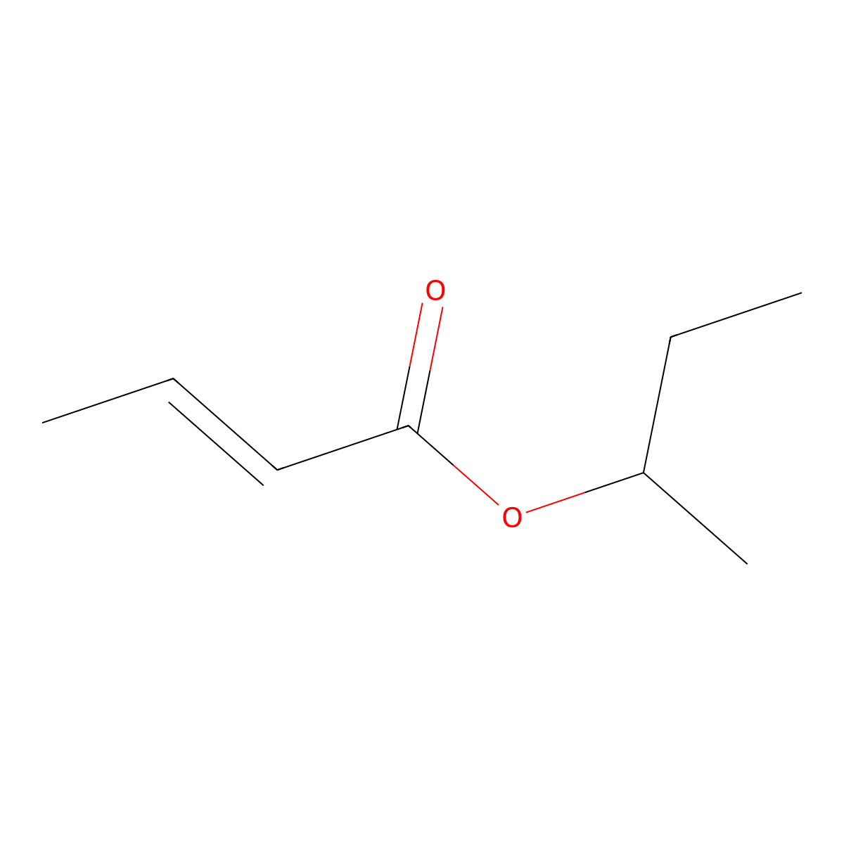 sec-Butyl Crotonate molecular structure, CAS 10371-45-6