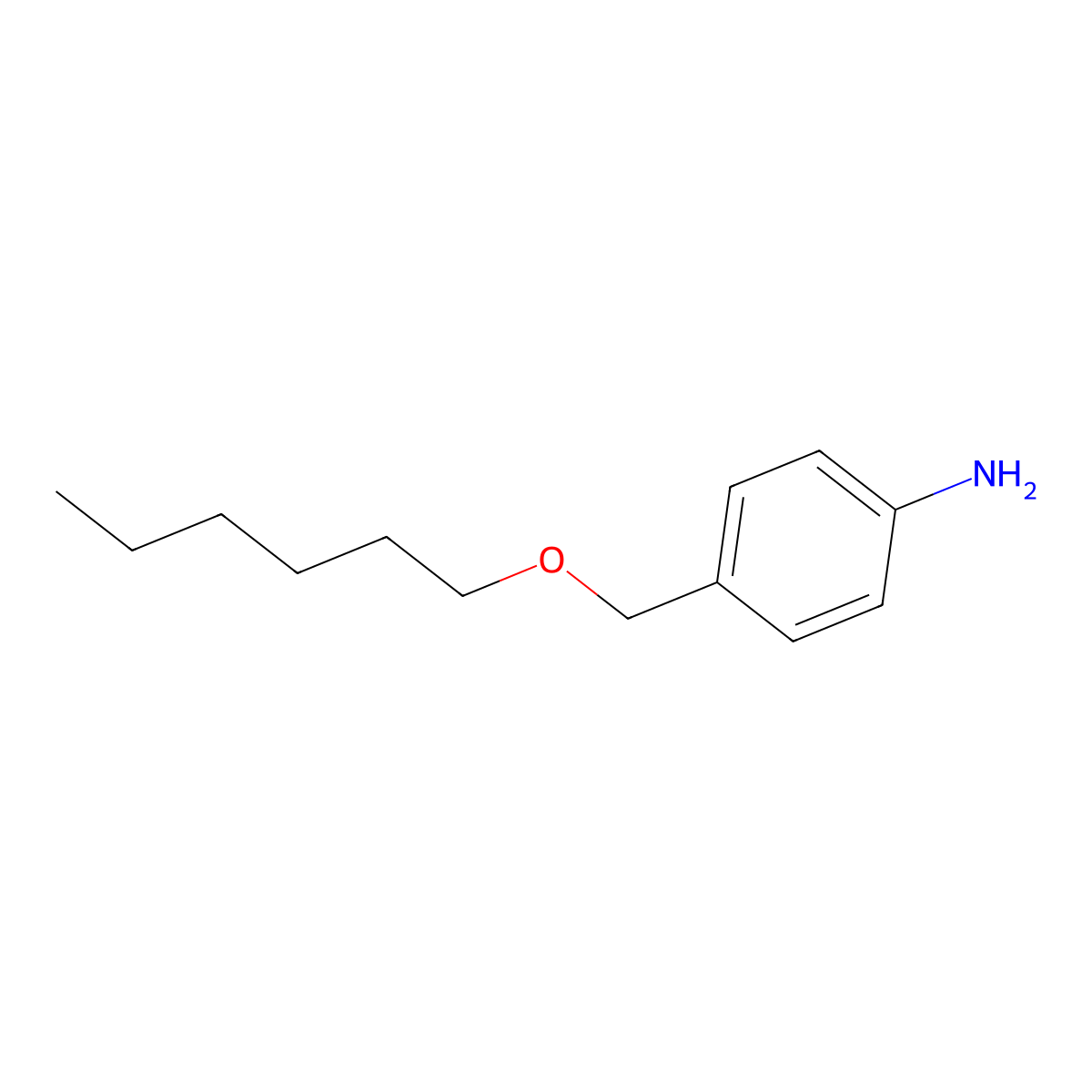 4-[(Hexyloxy)methyl]aniline molecular structure, CAS 1037130-42-9