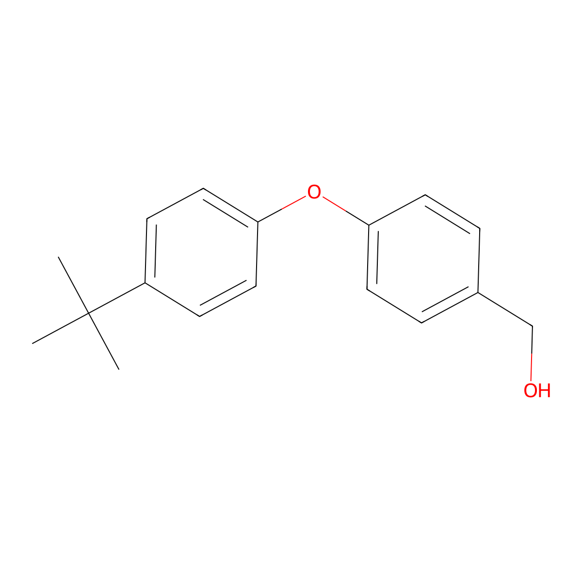 [4-(4-Tert-butylphenoxy)phenyl]methanol molecular structure, CAS 1037141-25-5